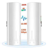 Nuevo Producto: CPE de Largo Alcance, Doble Banda, 1200mbps, Punto de Acceso Wifi Inalámbrico para Exteriores, Puente de Red, Transmisión de 5km PTP