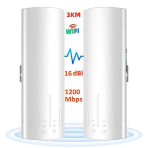Yeni ürün uzun menzilli çift bant 1200mbps açık CPE kablosuz Wifi erişim noktası ağ köprü 5km iletim PTP - Product Image 4