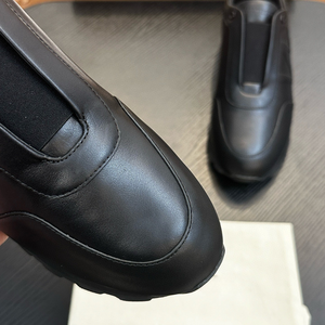 SUHE Zapatillas Casuales de Hombre con Cordones, Parte Superior de Cuero Vacuno, Zapatillas Retro de Cuero Genuino, Diseño Geométrico, Antiolor, Ligeras - Product Image 6