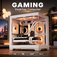Station de travail pour joueurs professionnels AMD Ryzen 7 5700X RTX 3060 16G 1TB SSD Unité de bureau personnalisable haute performance Vente en gros