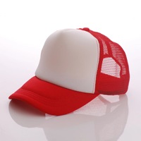 Gorra de béisbol de malla lisa para adultos, a la moda, DIY, para deportes casuales de verano al aire libre, gorra en blanco para sublimación para exteriores