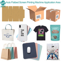 Impresora de pantalla plana al vacío de alta velocidad, máquina automática de serigrafía para bolsa de papel de tela, globo, camiseta, camiseta