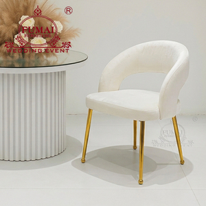 Modern Durable Stainless Steel & PU Leather Upholstered Dining <b>Chair</b> for Restaurant Living Room & Villa Use - Product Image 1