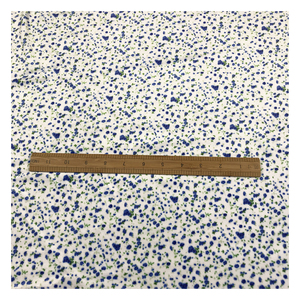 Vải Nhung In Họa Tiết Hoa Màu Xanh Dương 100% <span class=keywords><strong>Polyester</strong></span> Hai Chiều Co Giãn Tùy Chỉnh Cho Hàng May Mặc - Product Image 6