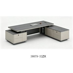 Escritorio Ejecutivo Moderno de Madera con Gabinete de Almacenamiento 38079-A22X, Muebles de Oficina Independientes - Product Image 5