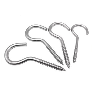 Hongyu Light Lifter Hooks 05 17 Carbon Steel Screw In Eyelet Hook For Hanging - Product Image 2