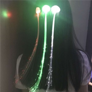 Trenza luminosa colorida Trenza de fibra Flash para <span class=keywords><strong>Bar</strong></span> Suministros de animación - Product Image 5