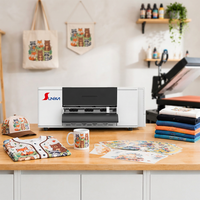 Voor desktop volautomatische pigmentinkt DTF-printer A3 mobiel printen meerkleuren USB kledingaanpassingsstudio
