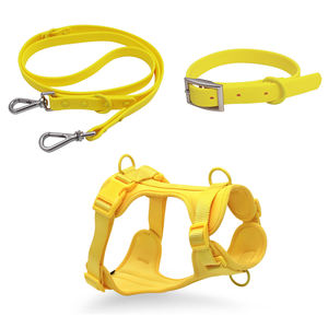 Arnés de entrenamiento para perros pequeños, medianos y grandes, impermeable, de <span class=keywords><strong>PVC</strong></span>, sin tirones, a juego con correa de Collar - Product Image 4
