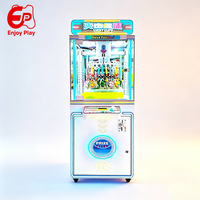 Nouvelle Machine à Grappins en Métal Style Arcade, Machine à Prix, Jeu de Attrape-Poupées avec Plateau Tournant Porte-Bonheur, Prise en Charge Espagnol et Anglais