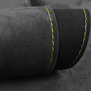 غطاء عجلة قيادة عالي الجودة من الجلد الناعم مخيط يدويًا يناسب 99% من السيارات، تصميم فاخر - Product Image 6