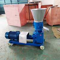 Nouvelle machine à granulés d'aliments pour animaux et volailles, prix d'usine, 200 kg/h, granulateur, tension 220V/380V, garantie 1 an, haute productivité
