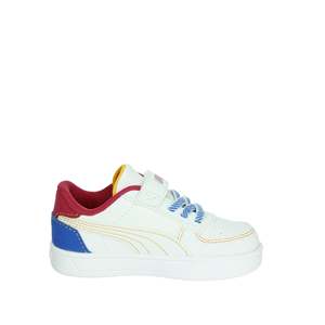 Zapatillas Puma para Niños, Blancas, Amarillas y Azules, con Tiras, Estilo Casual - Product Image 4