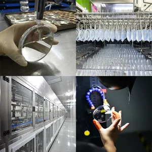 Venta al por mayor 1,59 RX lente de PC lentes ópticas de policarbonato precio PC corte azul HMC AR fabricantes de lentes oftálmicas en China