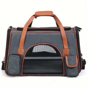 Portable Foldable <b>Pet</b> <b>Carrier</b> Backpack Waterproof Outdoor Transport for Dogs and Cats for Flight and Travel - Product Image 1