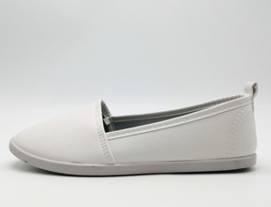Zapatos planos informales para <span class=keywords><strong>mujer</strong></span>, <span class=keywords><strong>zapatillas</strong></span> deportivas blancas para correr, novedad, moda barata, color negro - Product Image 2