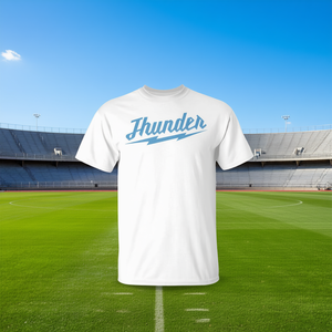 T-shirt de style sportif athlétique vintage Thunder - Product Image 3