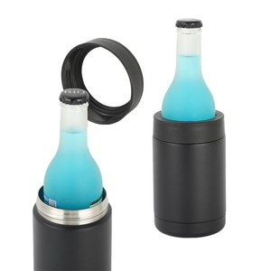 Tùy Chỉnh Có Thể Mát Ngoài Trời Di Động Đôi Tường Chân Không Cách Nhiệt Thép Không Gỉ 12Oz 14Oz Bia Có Thể Mát Chai - Product Image 4