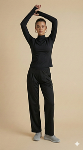 Pantaloni su Misura <span class=keywords><strong>con</strong></span> Basso MOQ, Lunghezza Interna 76cm, Design Plissettato, Vita Elastica, Pantaloni Formali <span class=keywords><strong>con</strong></span> Tessuto Elasticizzato - Product Image 5