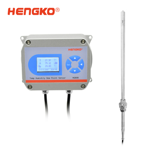 HG808 T 200 ℃ SS Probe suhu tinggi dan kelembaban <span class=keywords><strong>Sensor</strong></span> pemancar dengan tampilan Rs485 0-5V 0-10V 4-20mA - Product Image 3