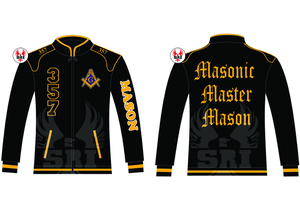 Masonic Master Mason Letterman Jacket Veste Racecar sur mesure | Veste de course maçonnique avec logo brodé personnalisé Regalia pour hommes - Product Image 3