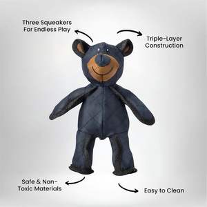 Artículos populares transfronterizos: Juguete para mascotas Mighty Bear, potente oso de peluche duradero - Product Image 4