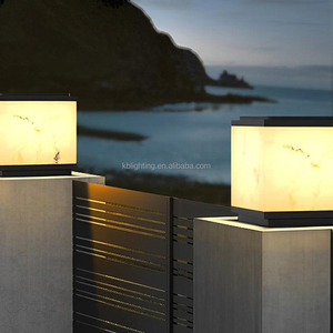 Moderne Außenhof leuchten, wasserdichte Solar-LED-Säulen leuchten, Solarzaun-Innenhof leuchten, Ip65-Säulenlampe - Product Image 2