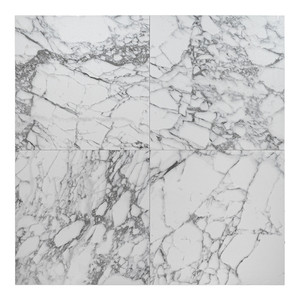 Piastrella in Marmo Bianco Carrara Effetto Perla 120x120 per Pavimenti e Rivestimenti - Product Image 1