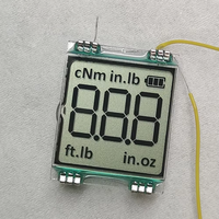 Maßgefertigtes 3-stelliges TN-Segment-LCD-Anzeigemodul OEM-Service Ohne Hintergrundbeleuchtung für Bedienfelder