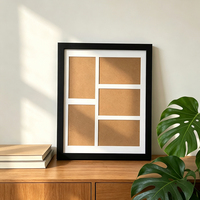 Cadre photo en bois imprimé sérigraphié tendance, en MDF, pour décoration de bureau à domicile, pliable, mural, moderne, DIY