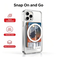 Grosir Kustomisasi Massal Fashion Penahan Kartu Universal PC dengan Gaya Magnetik Kuat untuk Casing iPhone 18 16 15 Pro Max untuk Samsung.
