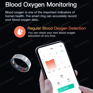 TK20 2026 Nuevo Anillo Inteligente Monitor de Salud, Resistente al Agua para Exteriores, Monitor de Frecuencia Cardíaca Real, Presión Arterial/Oxígeno, Anillo Deportivo Inteligente - Product Image 2