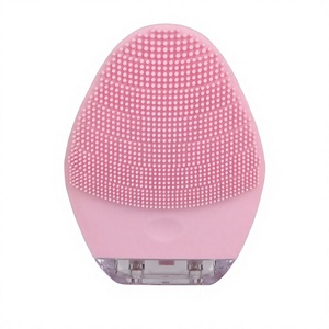 Brosse nettoyante électrique pour le visage en silicone BALLUS, à tenir à la main, pour un nettoyage en profondeur des pores, avec brosse vibrante pour femmes - Product Image 4