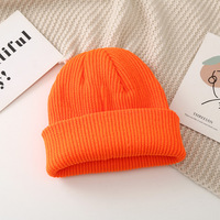 Nouveau design Chapeaux d'hiver tricotés et chauds avec logo personnalisé Bonnet brodé pour unisexe