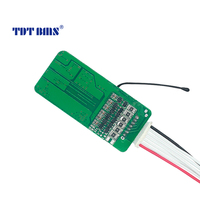 TDT TDT-8023 7 Series 5S 24V 10A BMS Placa de Protección de Batería de Litio 18650 con Control de Temperatura y Balance para Scooter Li-ion