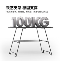 Table Igt d'extérieur pour chien noir, Camping en plein air, pliante, Portable, Barbecue, pique-nique