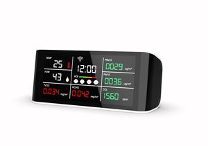Hcho, Tvoc, Pm2.5, 습도 온도 공기질 모니터 실내 공기질 모니터 - Product Image 4