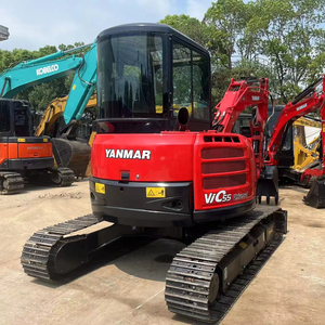 Mini-excavatrice Doosan d'occasion de 5 tonnes avec moteur Yanmar Vic55/Vic80, godet de 3 m³, stock d'occasion, moteur inclus Enerpac Kawasaki - Product Image 1