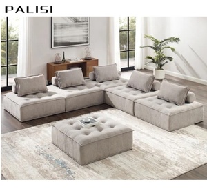 Offre Spéciale : Ensemble de Canapés Modulaires en Tissu Piemonte (Italie) – Design Moderne, Canapé Sectionnel Cubique Tofu – Vente en Gros de Mobilier - Product Image 4