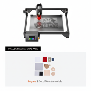 RAY5เครื่องแกะสลักเลเซอร์ไดโอด10วัตต์เครื่องบดเลเซอร์3D อเนกประสงค์สำหรับใช้ในบ้านรองรับรูปแบบกราฟิก Ai & Las สภาพใหม่ - Product Image 1