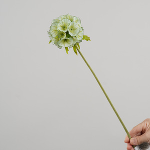 Arrangements floraux décoratifs en PVC blanc et vert, fleurs artificielles de type moulin à vent Greenway, plantes entières pour les fêtes et les festivals - Product Image 4