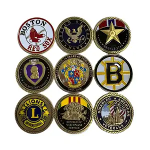 Individuelles Logo günstige Metallhandwerks-Münzen Großhandel Herausforderung Stempelprägemünzen