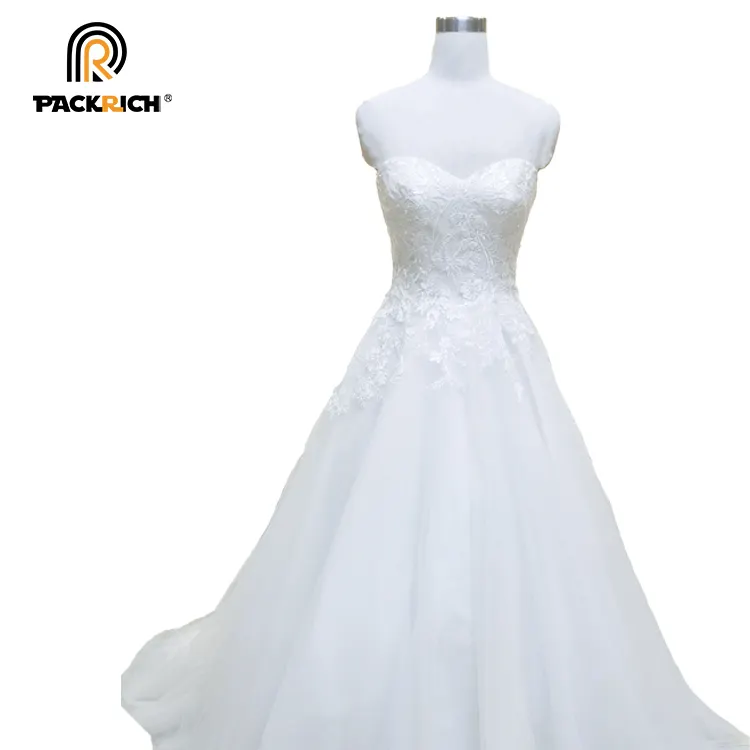 Wholesale Cheap High Quality Floor Length Ball Banquet Gown Lace Wedding Dress with Plus Size Option