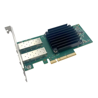 Tarjeta Adaptadora de Red Connect X-5 SFP28 de Doble Puerto, Interfaz PCIe 3.0 X8, 10/25GbE, Piezas de Computadora MCX512A-ACUT