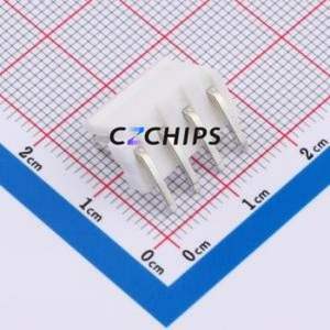 VH-4AW Wire-to-Board Pin Header Bent Lead Through Hole,P=3.96mm Connector 1x4P 3.96mm Right Angle Insert 4P - Product Image 2