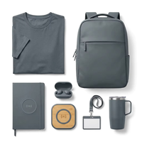 Nouveau Coffret Cadeau de Bienvenue pour Entreprise 2026 : Sac à Dos, Chargeur Sans Fil, Bouteille Isotherme, Carnet A5 – Idéal pour Réunions et Événements