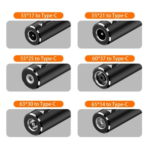 <span class=keywords><strong>Adaptador</strong></span> de Corriente USB Tipo C de Alta Potencia, Conector de Alimentación para Portátil, <span class=keywords><strong>Adaptador</strong></span> de Corriente CC Hembra <span class=keywords><strong>a</strong></span> USB C Macho para Mbook Lenovo HP 65W - Product Image 6