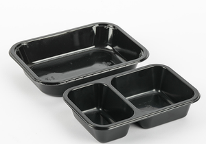 Barquette jetable en plastique CPET, compatible micro-ondes et four, pour repas de bord, sushis, biscuits, sucre, sandwichs – Vente en gros - Product Image 4