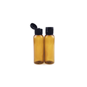 <strong>Manufacturing</strong> Factory Wholesale Square Empty 30 50 60 <strong>100</strong> 250ml Squeeze Plastic Flip Cap Dispenser PET Amber <strong>Cosmetic</strong> Packaging - Product Image 5