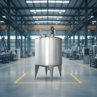 Machine de remplissage automatique de boissons en plastique et verre 1000L 2000L 3000L 5000L, cuve de mélange industrielle, prix usine